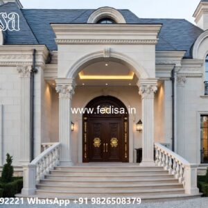 Marble Flooring Villa Design Modern Two Bedroom House Plans No-11125