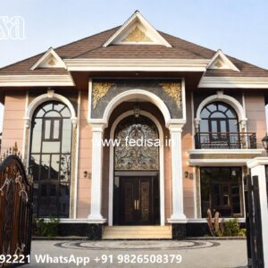 Classic Villa Garden Design Floor Layout No-11127