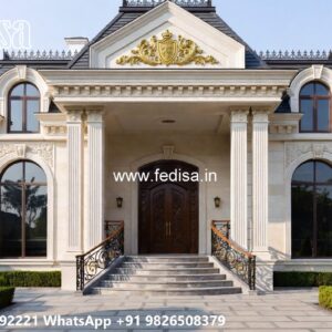 Luxury Classic Villa Exterior Design Ideas Narrow House Design No-11134