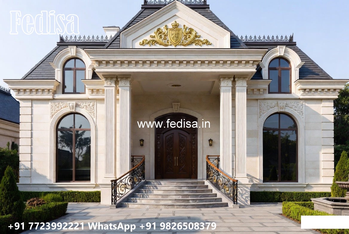 Luxury Classic Villa Exterior Design Ideas Narrow House Design No-11134