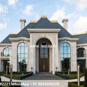 Symmetrical House Design Kitchen Entrance Design No-11161
