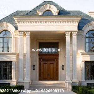 Luxury Classic Home Double Floor House Design No-11190