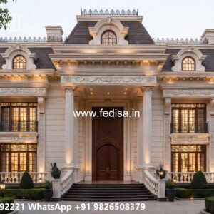 Vintage Home Design 3 Bhk House Design No-11193