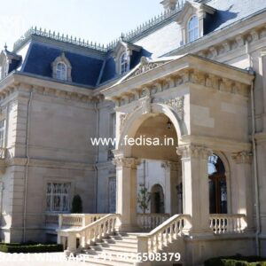 Traditional House Facade Single Level House Plans No-11196