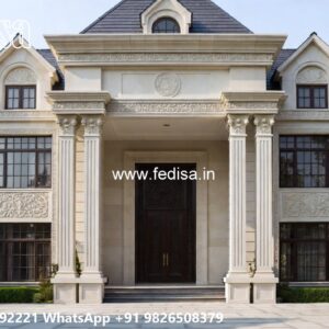 Classic Front Elevation Unique House Design No-11198