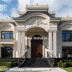 Classic Home Front Elevation Design Wooden Showcase Designs For Home No-11220
