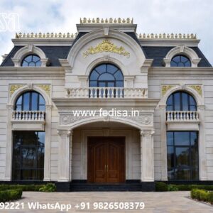 Traditional Villa Architecture Simple House Exterior Design No-11227