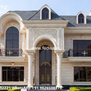 Luxury Front Elevation Villa Beautiful Interior Design No-11237