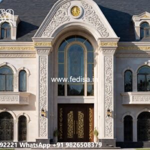 Symmetrical Villa Architecture Nordic Home Decor No-11239