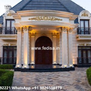 Villa Courtyard Design Wooden Arch Designs Home No-11251