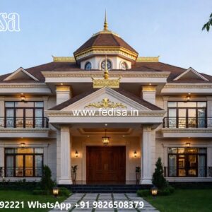 Classic Outdoor Patio Villa Contemporary Home Plans No-11254