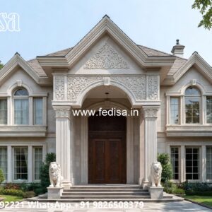 Classic Villa Design With Swimming Pool New Mandir Design For Home No-11259