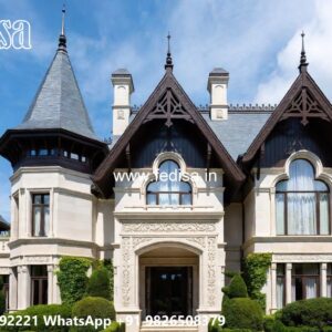 Vintage House Style House Design Front Side No-11275