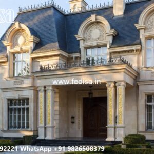 Backyard Classic Home Design European House Design No-11298