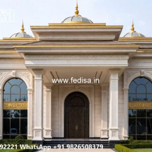 Front Yard Classic Home 6 Bedroom House Designs No-11335