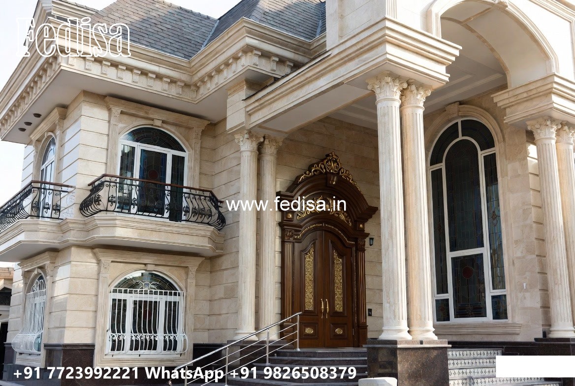 Villa Courtyard Design 3 Storey Small House Design No-11373