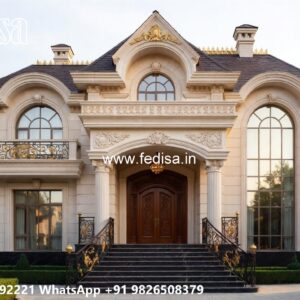 Traditional Home Facade House Outer Design No-11402