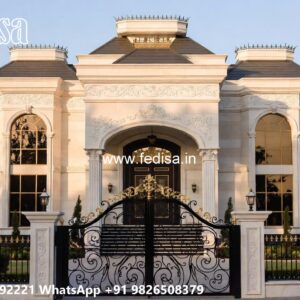 Classic Front Elevation One Room House Designs No-11404
