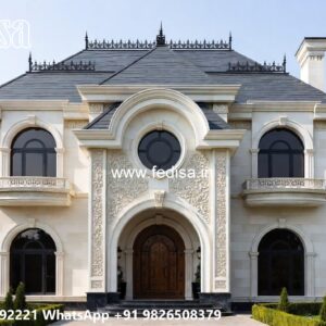 House With Columns Exterior House Furniture Design No-11406