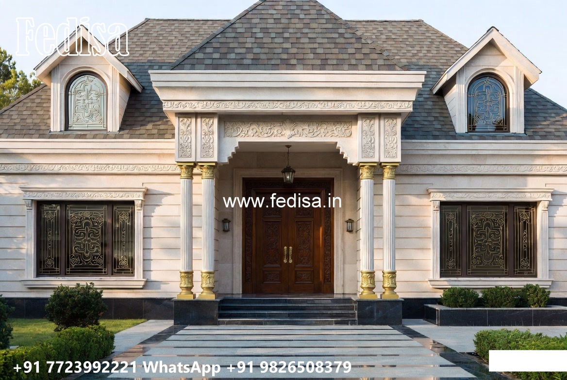 Marble Flooring Home Cabin House Design No-11415