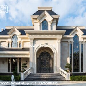 Backyard Classic Home Design Mediterranean Design No-11420
