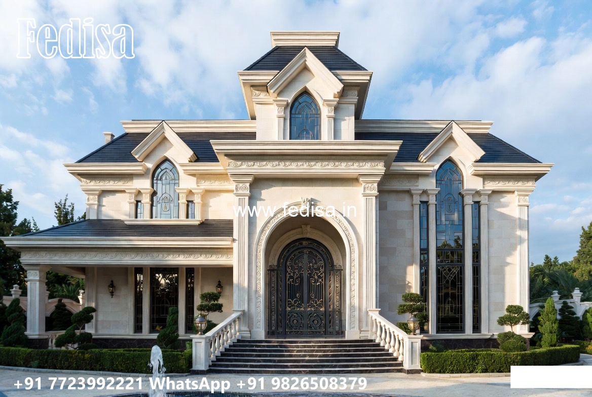 Backyard Classic Home Design Mediterranean Design No-11420