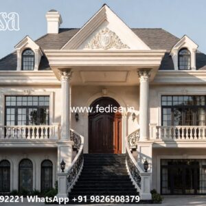 Classic Home Interior Stylish Flat Roof Houses No-11447