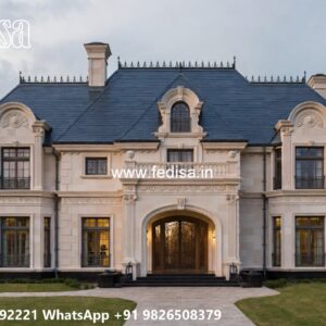 Traditional Landscaping Ideas Two Storey Building Design No-11456
