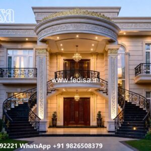 Classic Villa Design Stone House Design No-11469