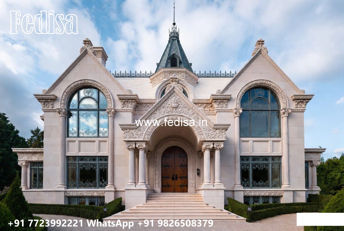 Traditional Interior Decor Villa Vintage House Design No-11487
