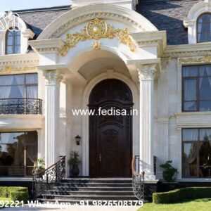 Royal Bedroom Design Villa Room Wall Paint Design No-11488
