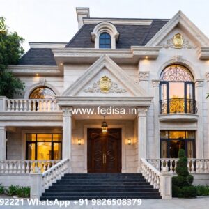 Marble Flooring Villa Design Different Home Decor Styles No-11491