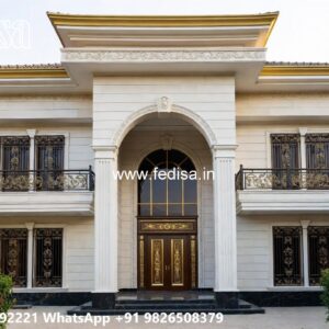 Villa Courtyard Design 5 Bedroom Double Storey House Plans No-11495