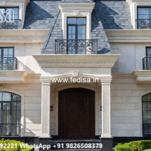 Classic Villa Front Elevation Design Home Plans For 30×40 Site No-11506