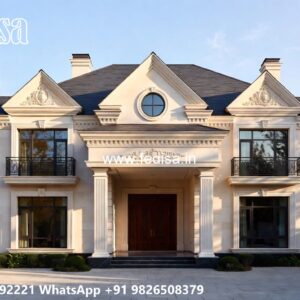 Vintage House Style Plywood Mandir Design For Home No-11519