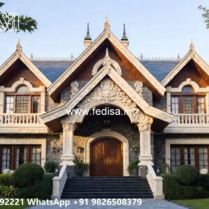 Classic House Front Elevation Design Budget Interiors No-11548