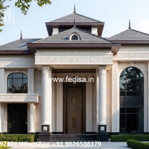 Classic Home Exterior Elevated House No-11561