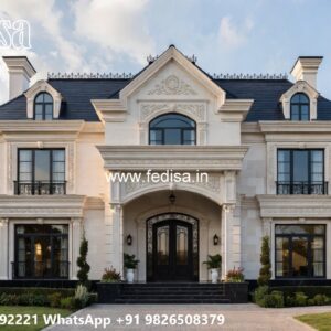 Symmetrical Home Design Farmhouse Front Porch Ideas No-11565