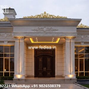 Luxury Classic Villa Two Storey House Design With Terrace No-11592