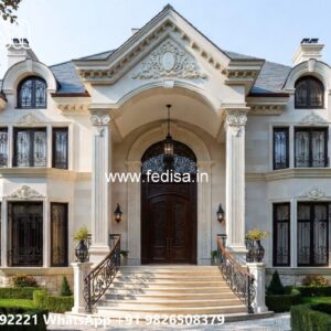 Traditional Villa Architecture Modern Minimalist House Design No-11593