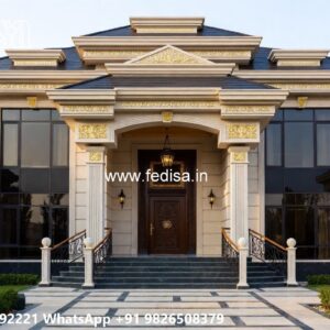 Vintage Villa Style 2 Story Modern House No-11597