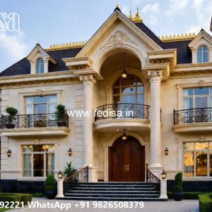 Symmetrical House Design Urban Style Living Room No-11649
