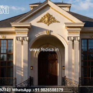 Front Yard Classic House Simple 4 Bedroom House Plans No-11663
