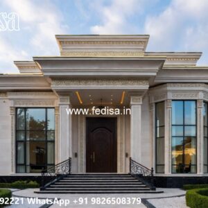 Classic House Front Elevation Design Minimalist Style Interior Design No-11670