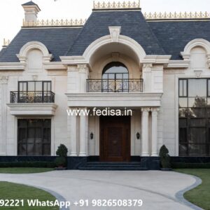 Classic House Design With Garden House Construction Design No-11674