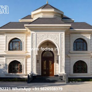 Traditional House Facade Single Story Home Design No-11684