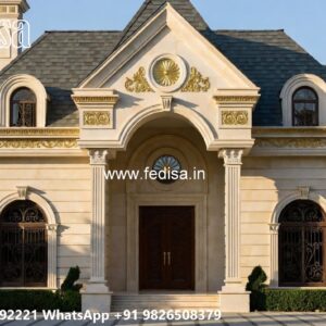 Traditional Interior Decor Villa Modern Single Floor House Design No-11731