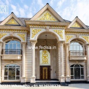 Classic Villa Design With Swimming Pool 2 Floor House Plans No-11747