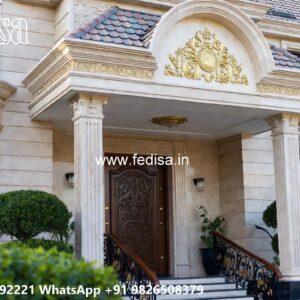 Budget Classic Villa Design Tips Corner Lot House Plans No-11749