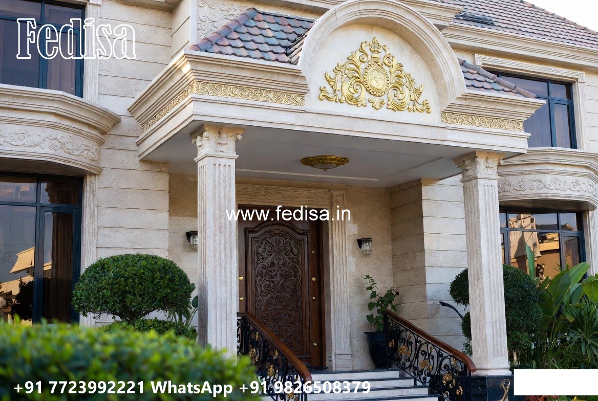 Budget Classic Villa Design Tips Corner Lot House Plans No-11749